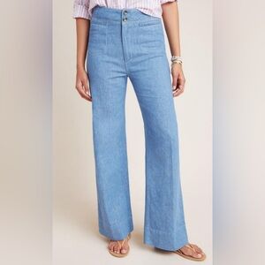 Pilcro Anthropologie Wide Leg Jeans, Size 26